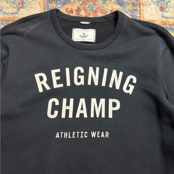 Reigning Champ Spellout Crewneck Large - Picture 4 of 5